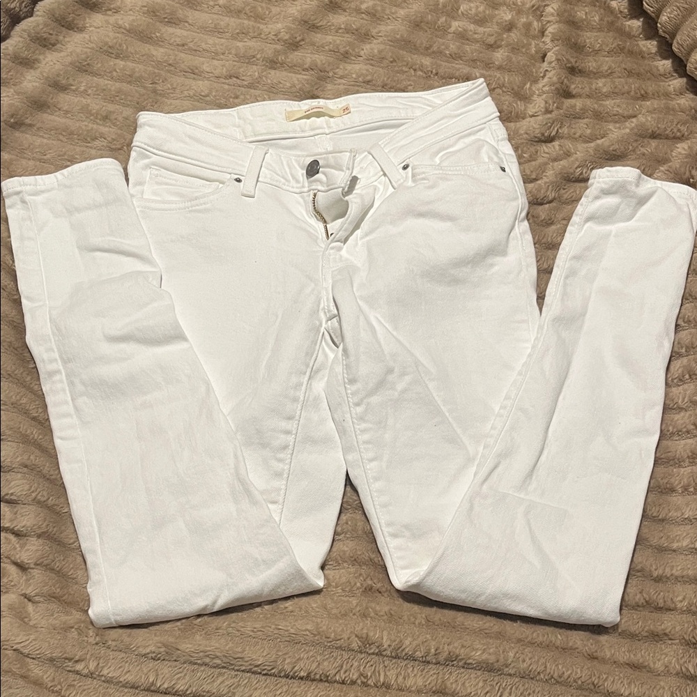Levi's Classic White Denim Jeans